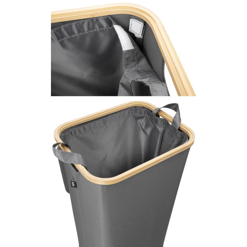 helit collecteur de consigne 'the bottle stash', gris, 100 litres, pliable